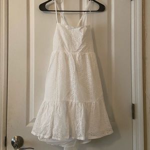 Layered White Cami Dress